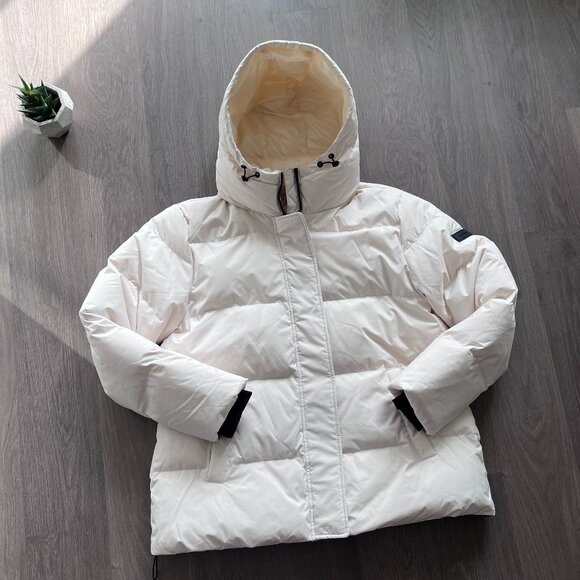 Sanctuary White "Puffer-Up" Premium Down Parka Puffer Coat - Picture 1 of 15